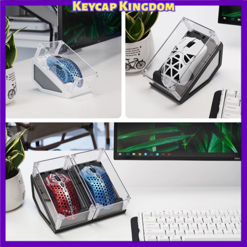 Gaming Accessories For Pc Setup - 新しい透明アクリル 3D プリントマウスダストカバー & ディスプレイスタンドゲーミングマウスアクセサリーデスクトップ装飾 PC