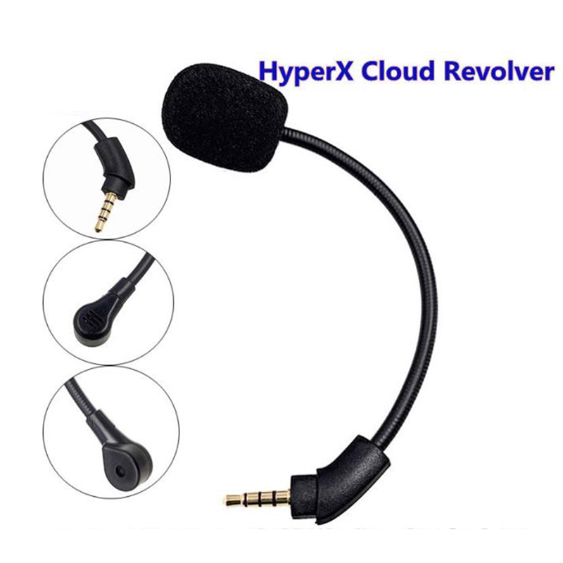 Gaming Accessories Headset - 1PC 新しいミニマイク HyperX クラウドリボルバーゲーミングヘッドセット交換補助ゲーミングマイクゲームアクセサリー