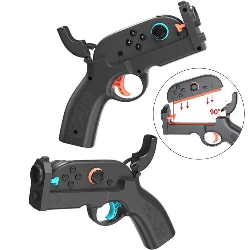 Gaming Kit Accessories Nintendo Switch - Switch2 ゲームガンコントローラー用左右ゲームシューティングストック滑り止めバットストックグリップゲームアクセサリー NS2用 1ペア