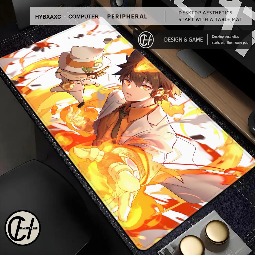 Gaming Accessories For Pc Setup - Katekyo Hitman Reborn コンピュータマウスパッドゲーマーラバーマット DIY デスクパッドセットアップゲーマーアクセサリー滑り止めテーブルパッド