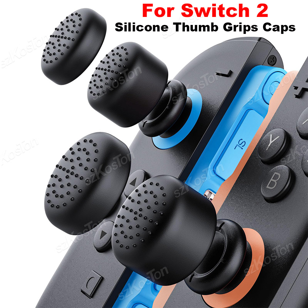 Gaming Kit Accessories Nintendo Switch - 4 個スイッチ 2 ノンスリップシリコン親指グリップキャップジョイスティックカバー強化されたゲームグリップ NS Switch2