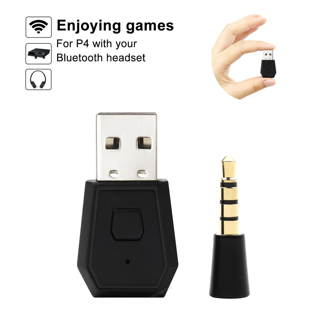 Gaming Accessories Headset - USB ワイヤレスアダプターレシーバー PS4 コントローラーコンソール用プレイステーション 4 ゲームパッド
