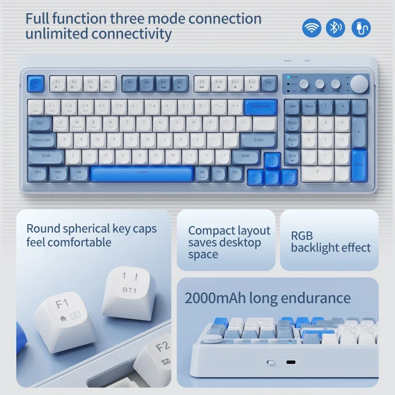 LINGBAO LB-K01 メンブレンキーボード 99 キ - Gaming Accessories Uk のレビューと価格