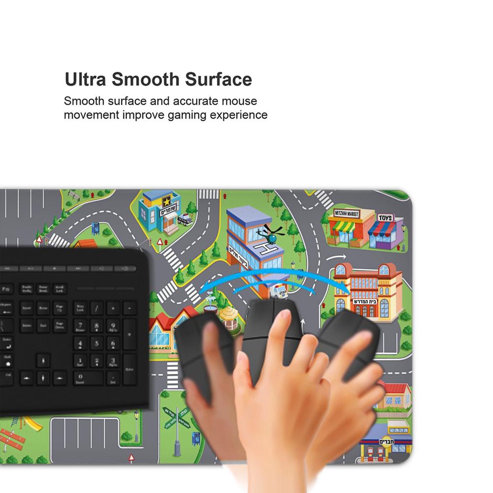 PCゲームセットアップアクセサリーシティロード漫画マウスパッ - Gaming Accessories For Pc Setup のレビューと価格