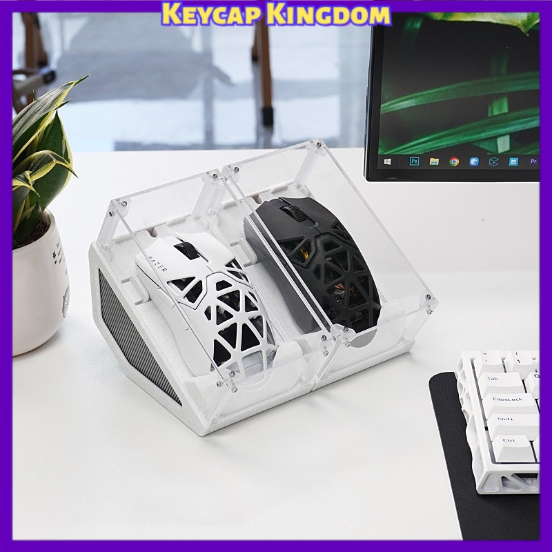 新しい透明アクリル 3D プリントマウスダストカバー & デ - Gaming Accessories For Pc Setup のレビューと価格