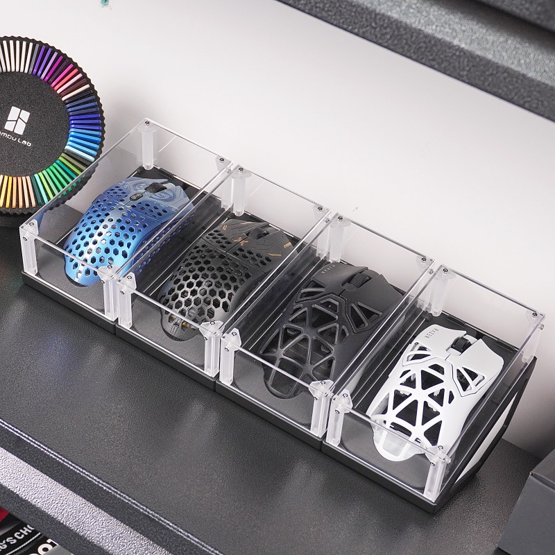 新しい透明アクリル 3D プリントマウスダストカバー & デ - Gaming Accessories For Pc Setup のレビューと価格