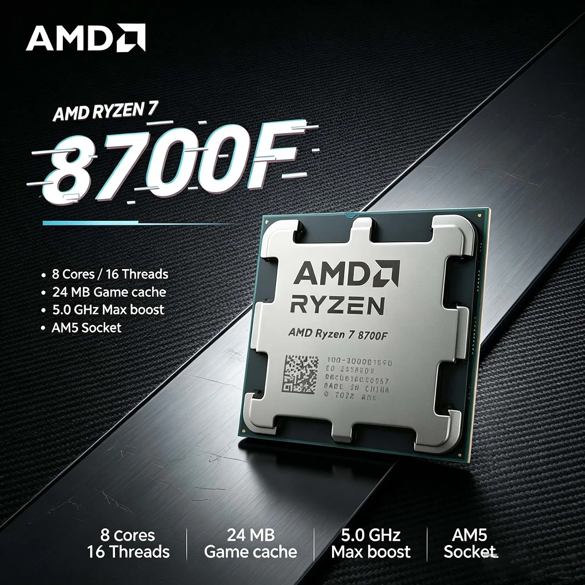 AMD R7 8700F Ryzen 7 8700F CPU - Amd Cpu Ryzen 7 のレビューと価格