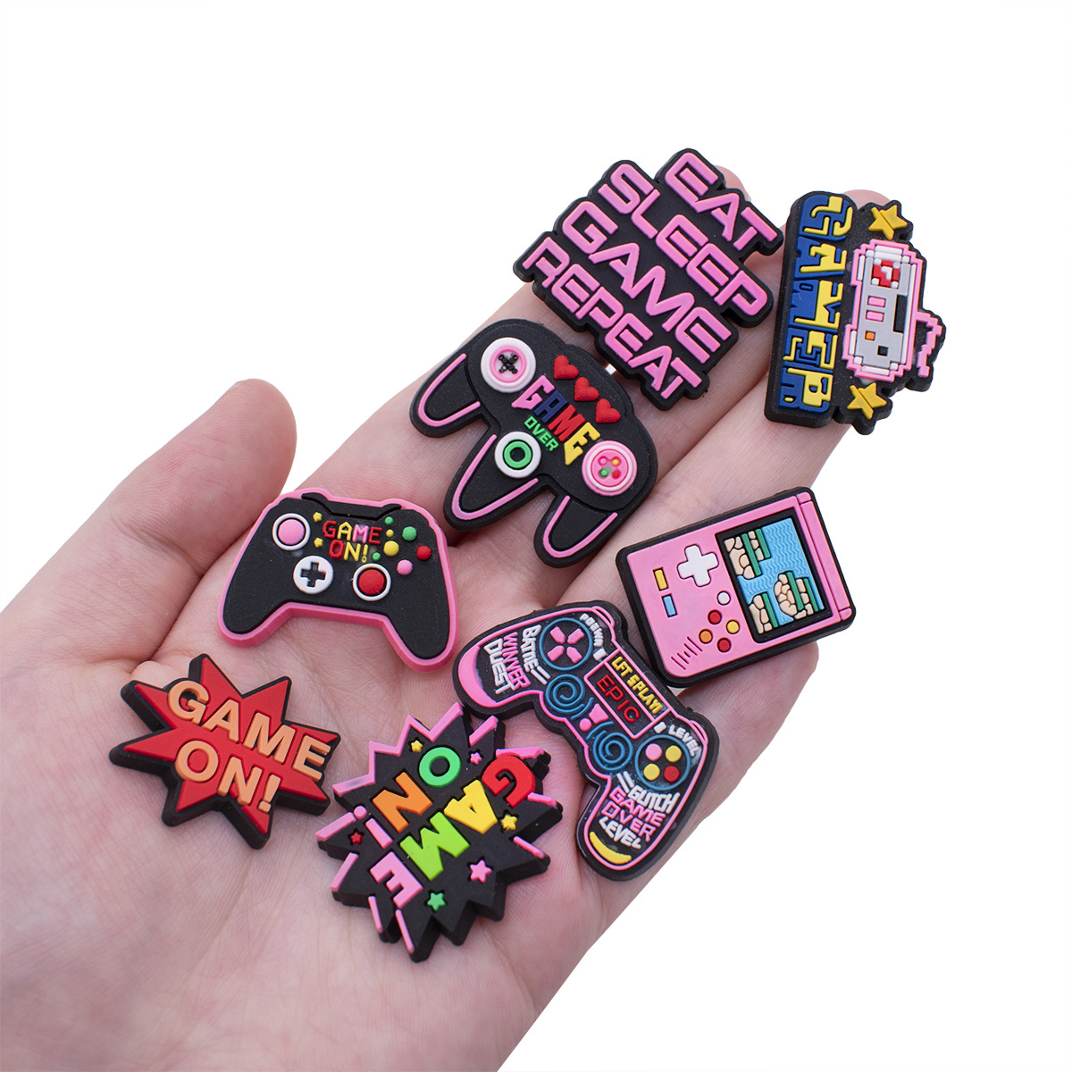 ゲーム靴チャームクロックスアクセサリーゲームパッドゲーム女性 - Gaming Accessories Men のレビューと価格