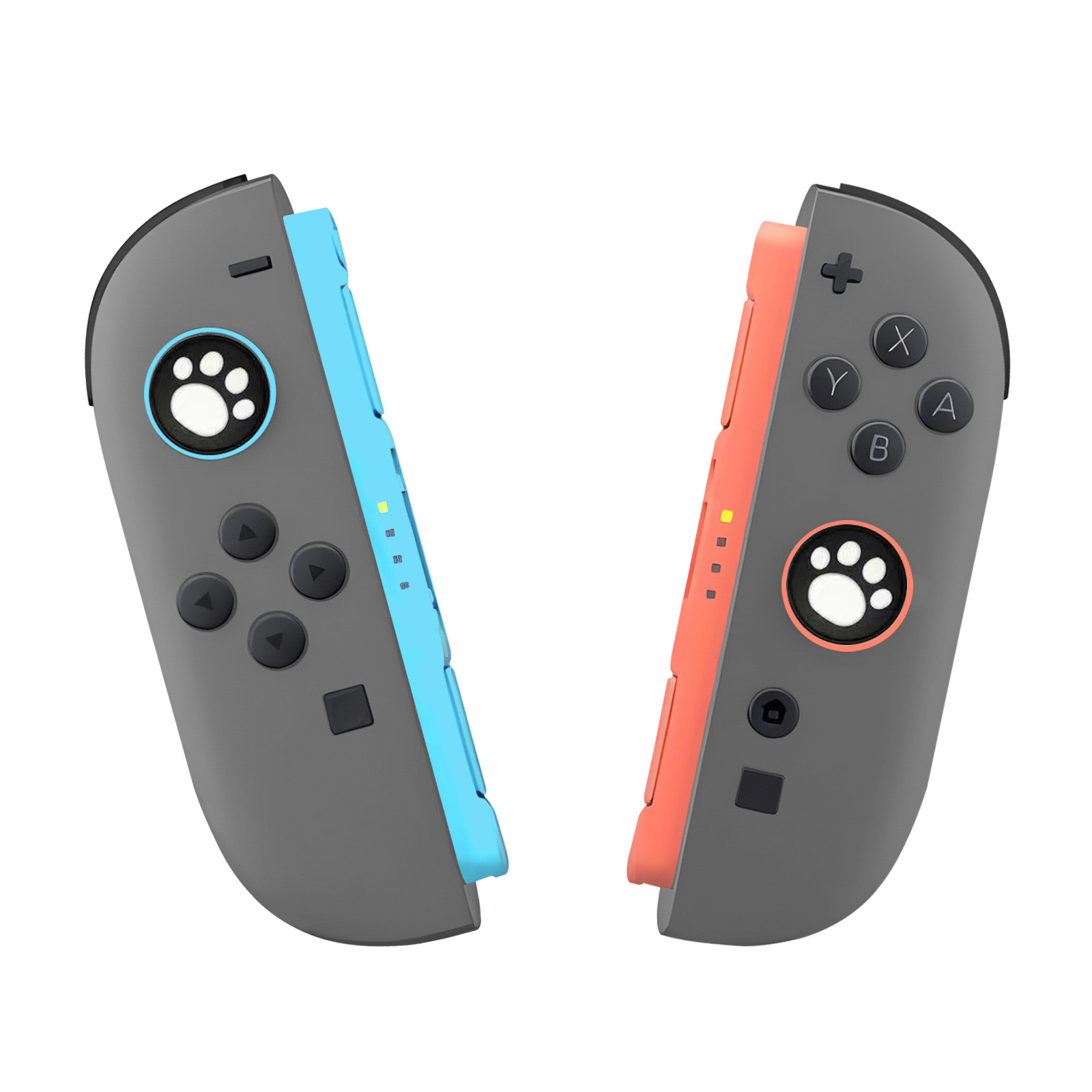 2 個かわいい猫シリコングリップカバーキャップニンテンドース - Gaming Kit Accessories Nintendo Switch のレビューと価格