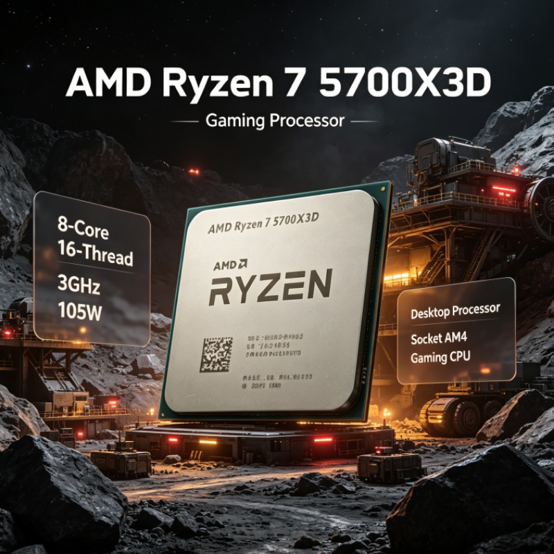 Ryzen 7 5700X3D AMDソケットAM4デスクト - Amd Cpu Ryzen 7 のレビューと価格