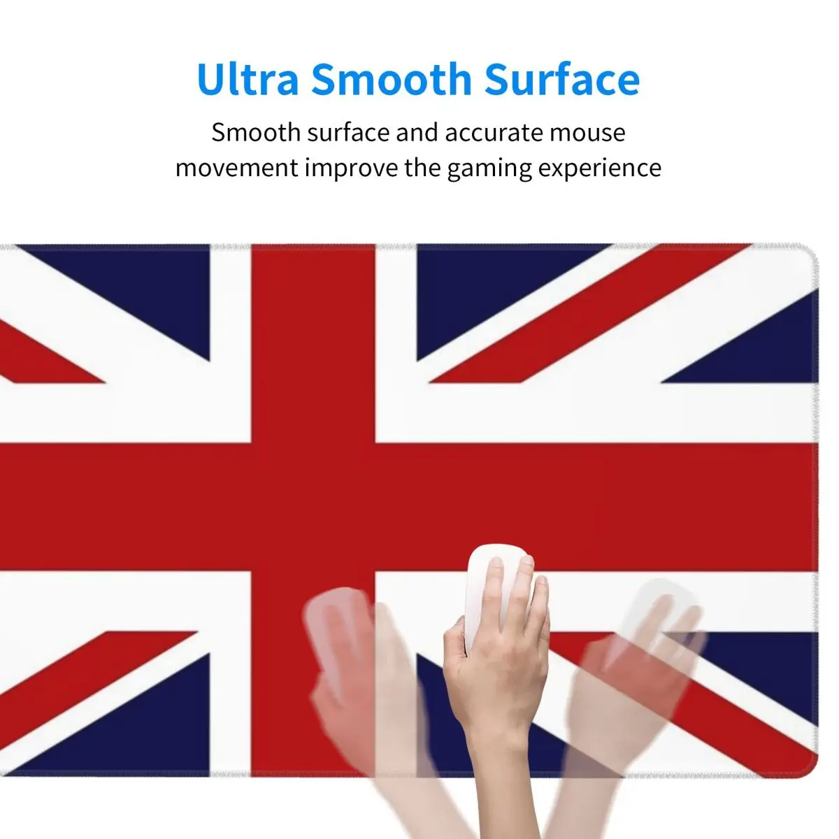 大型マウスパッド英国ユニオンジャック旗ゲーマーPCラップトッ - Gaming Accessories Uk のレビューと価格