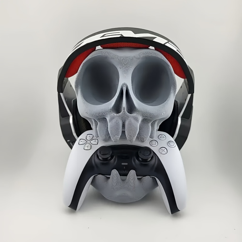 頭蓋骨型コントローラースタンドヘッドフォンホルダー 2-in - Gaming Accessories Headset のレビューと価格