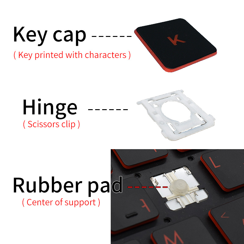 交換用キーキャップキーキャップゴムシザークリップヒンジ AS - Gaming Accessories Uk のレビューと価格