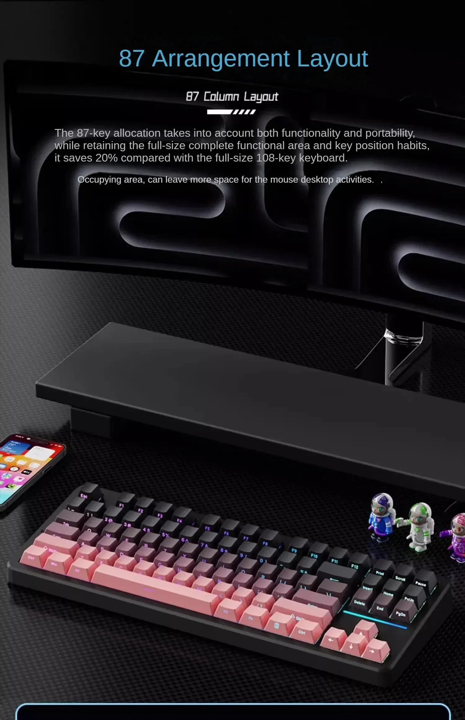 ワイヤレスeスポーツキーボード,メカニカル感覚,サイレントカ - Gaming Accessories Uk のレビューと価格